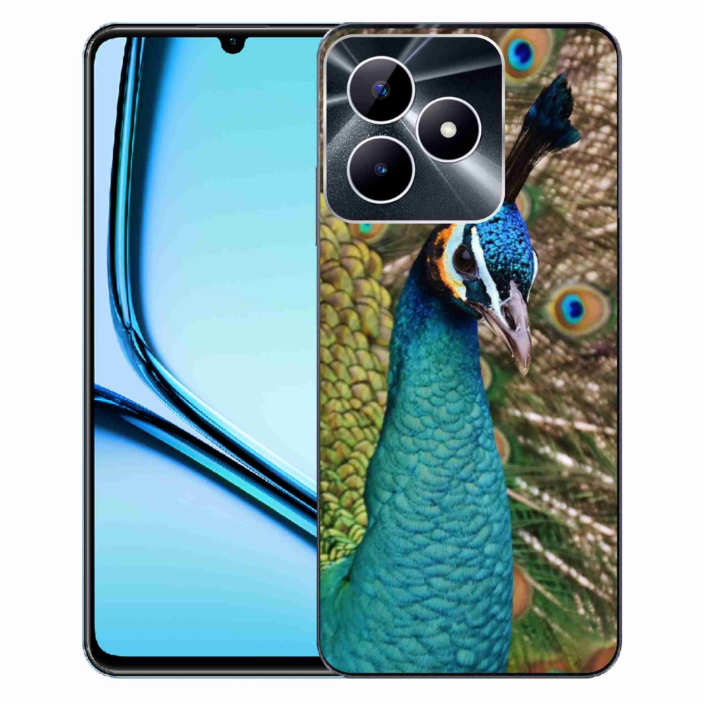 Zselés borító mmCase a Realme Note 50 készülékhez - páva