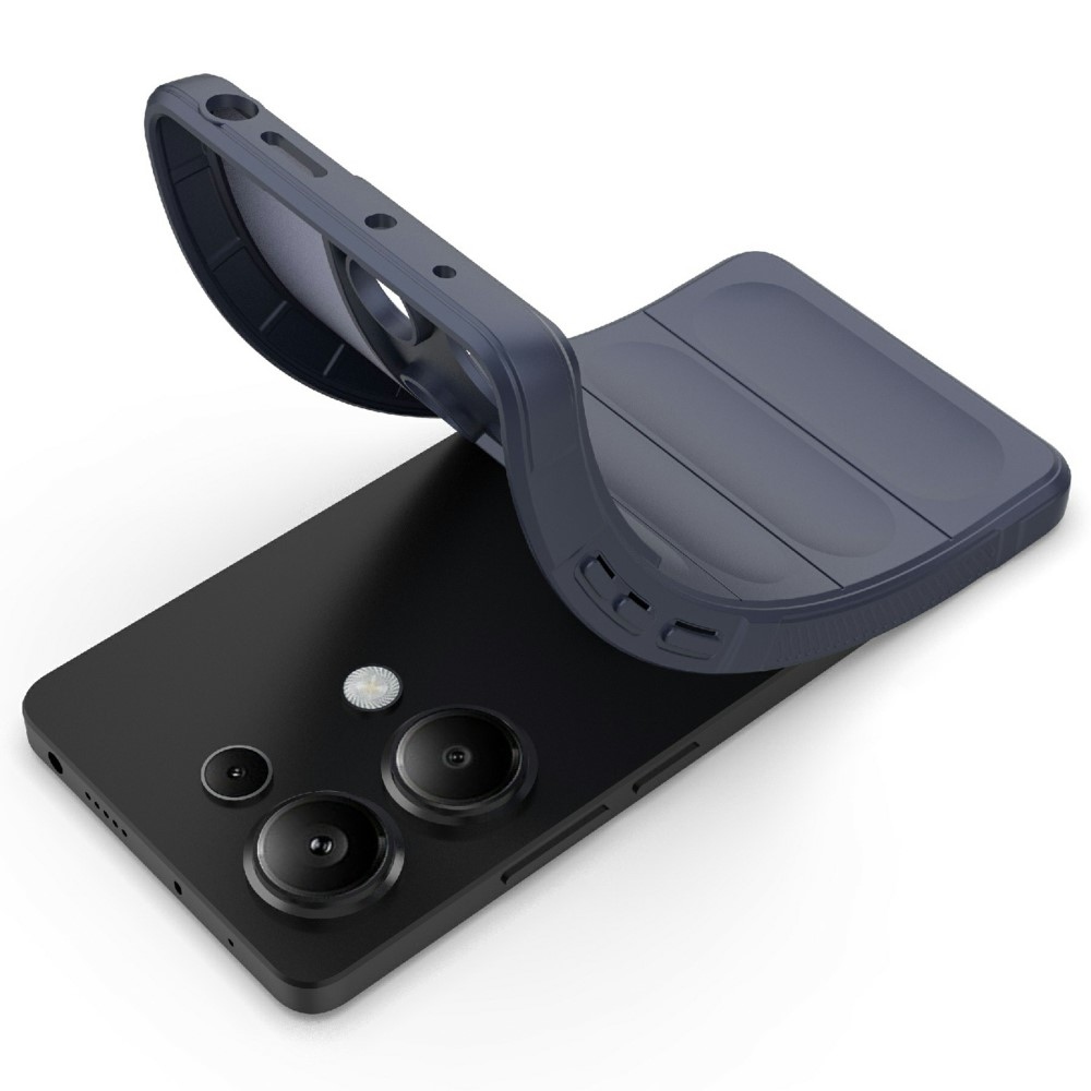 Rugg tartós zselés tok Xiaomi Redmi Note 14S-hez - sötétkék