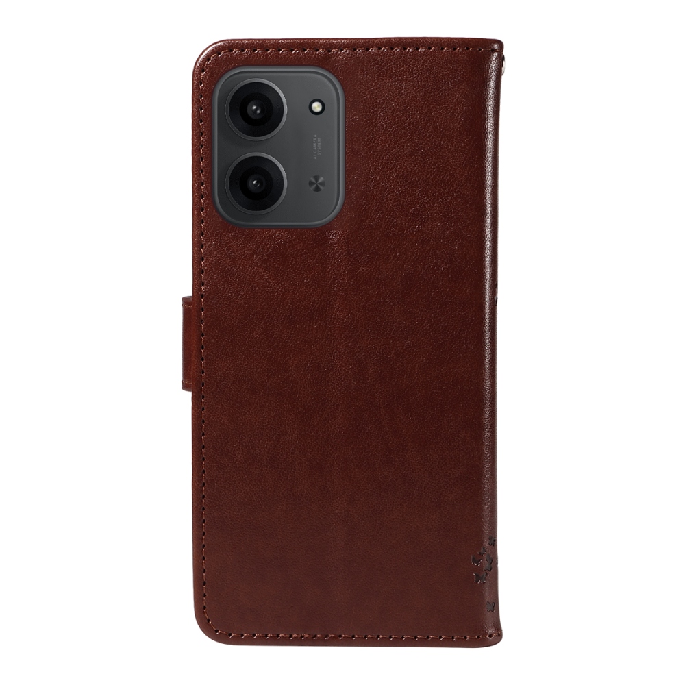 Fák könyve tok Xiaomi Redmi 15C 4G/5G (173mm) - barna