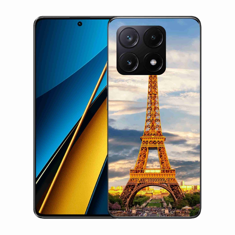 Gél borítás mmCase a Xiaomi Poco X6 Pro 5G számára - eiffel torony 3