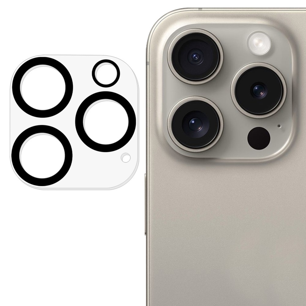 Kamera lencse üveg az iPhone 16 Pro készülékhez - fekete