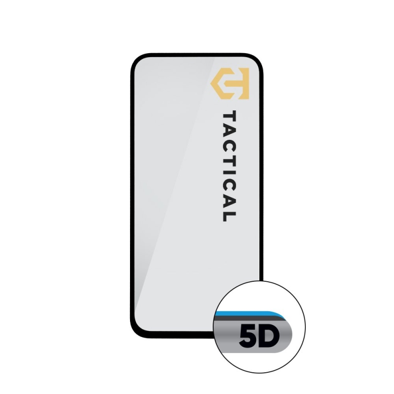 Taktikai üvegpajzs 5D üveg a Google Pixel 8a fekete változatához