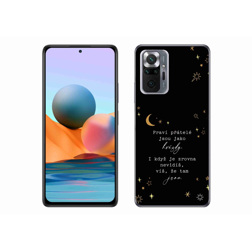 Gél borítás mmCase a Xiaomi Redmi Note 10 Pro készülékhez - Idézet 6 fekete háttér