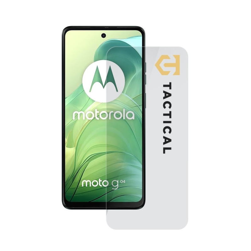 Taktikai üvegpajzs 2.5D üveg a Motorola G04-hez Tiszta