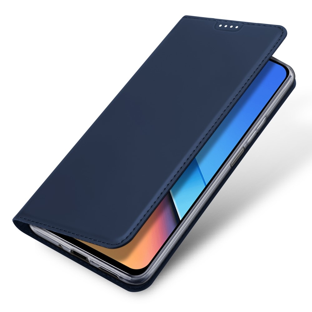 DUX könyvtáska Xiaomi Redmi 12 4G/5G készülékhez - sötétkék