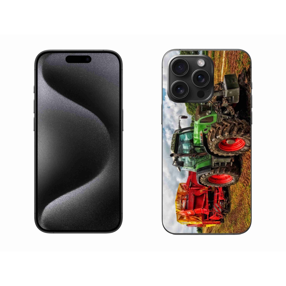 Zselés borítás mmCase iPhone 15 Pro Max készülékhez - traktor 4
