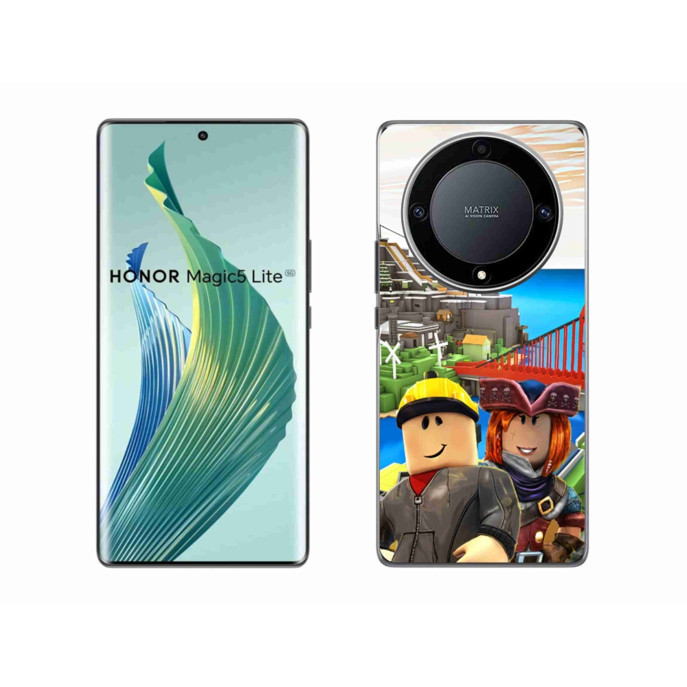 Gél borítás mmCase a Honor Magic 5 Lite 5G készülékhez - roblox 1
