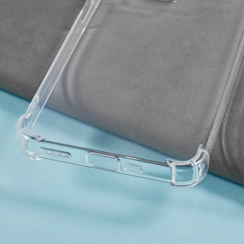 Átlátszó zselés tok megerősített sarkokkal a Realme 14x 5G/Realme C75 készülékhez - átlátszó