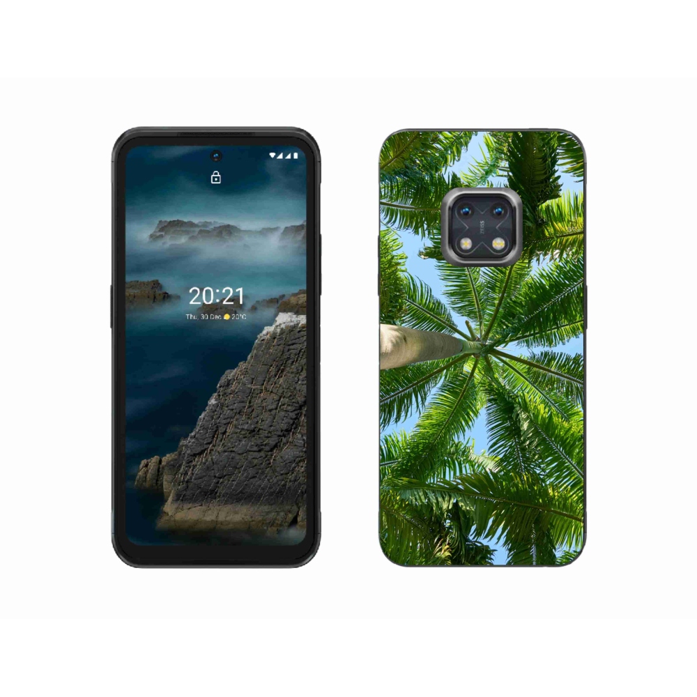 Zselés borítás mmCase a Nokia XR20 készülékhez - pálmafa