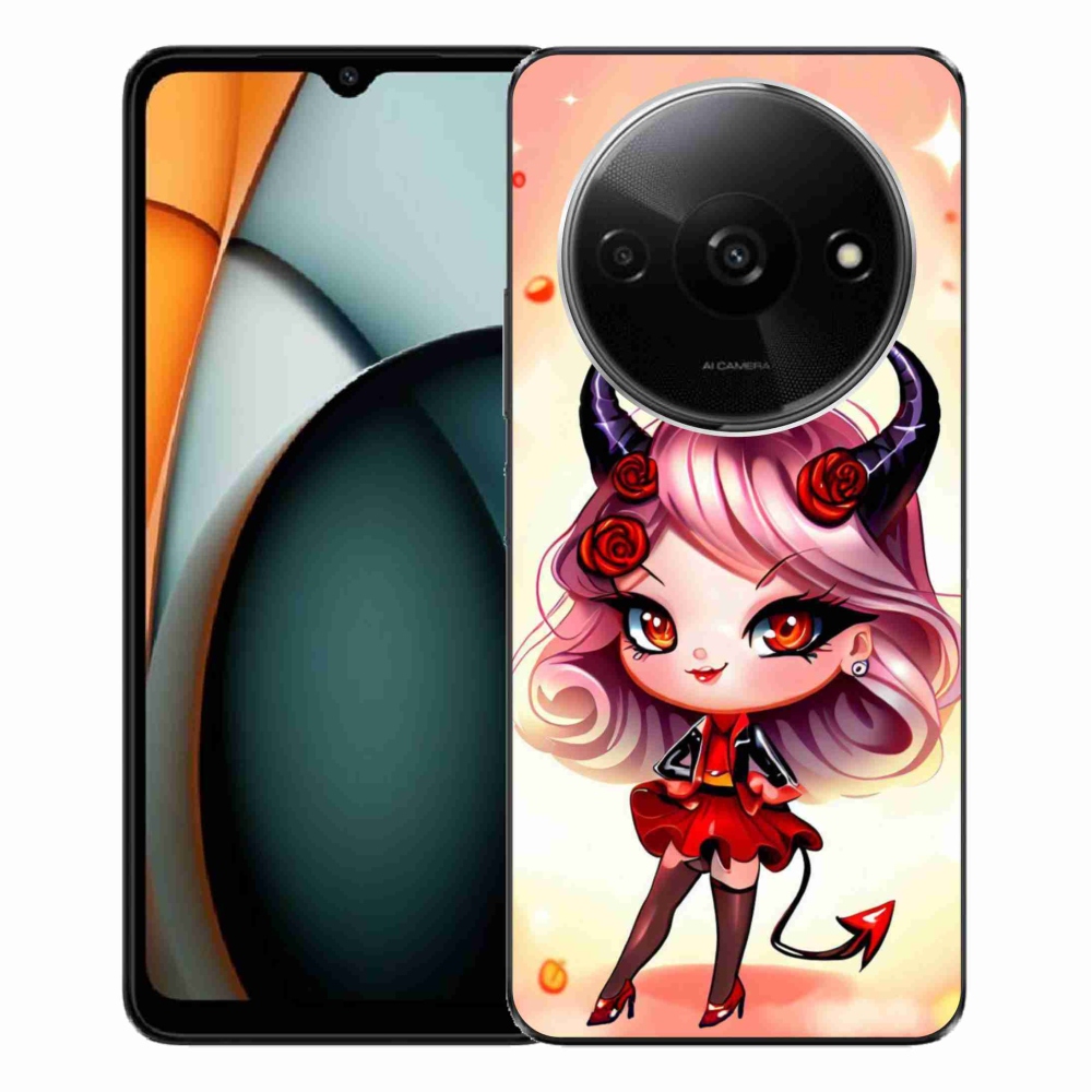 Gél borítás mmCase a Xiaomi Redmi A3-hoz - rajzfilm ördög