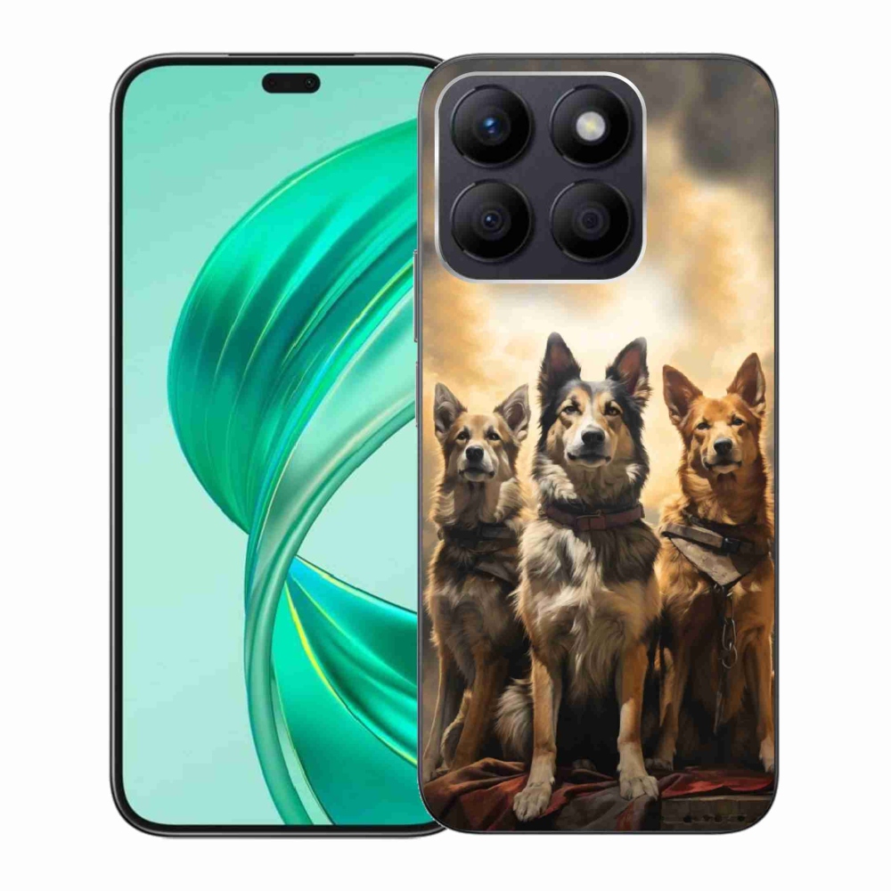 Zselés borítás mmCase a Honor X8b készülékhez - három kutya