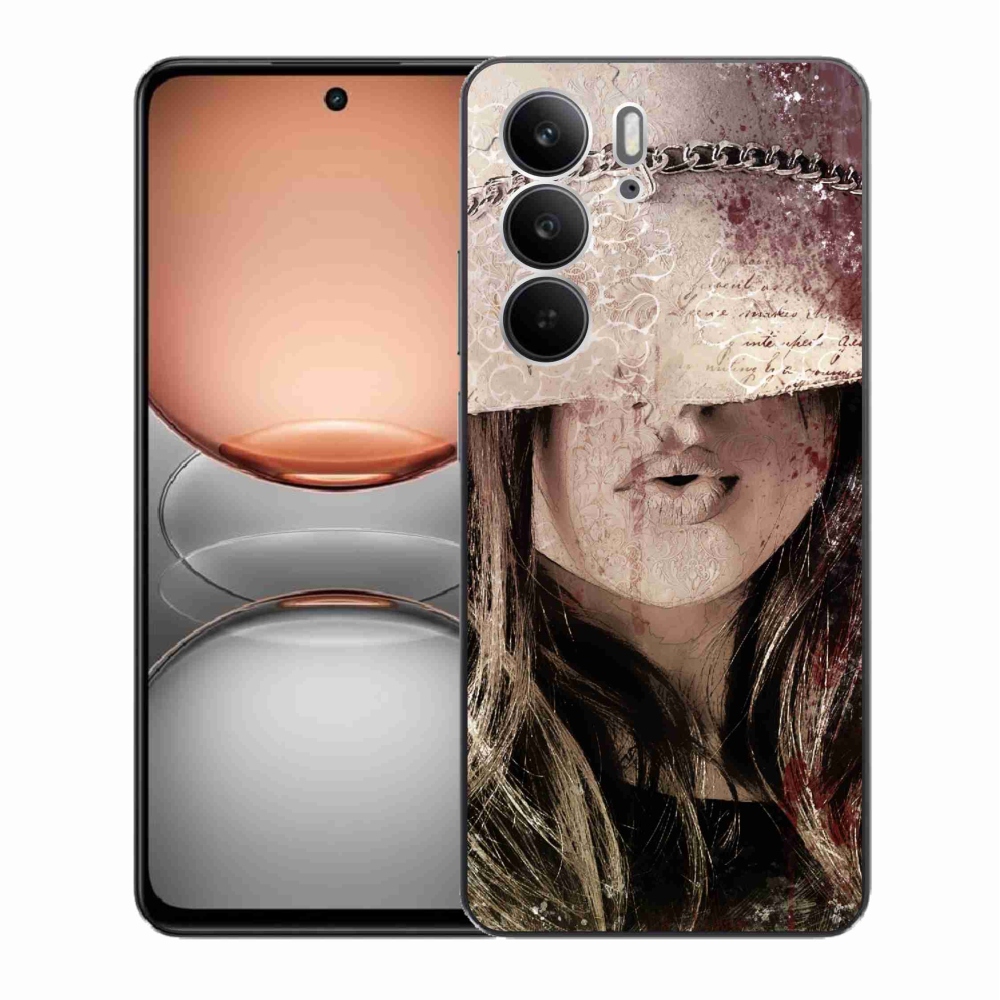 Gél borító mmCase a Realme C75 készülékhez - lány