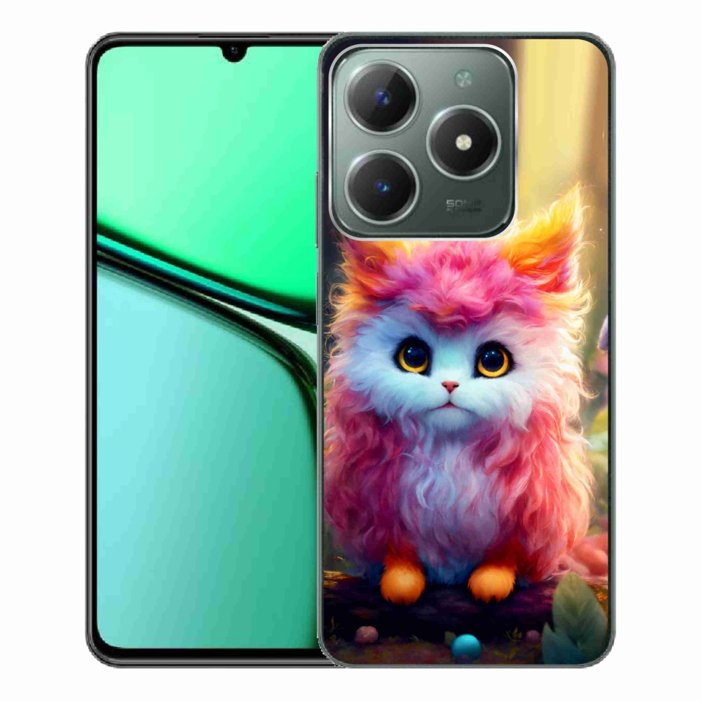 Gél borító mmCase a Realme C61 készülékhez - aranyos cica 5