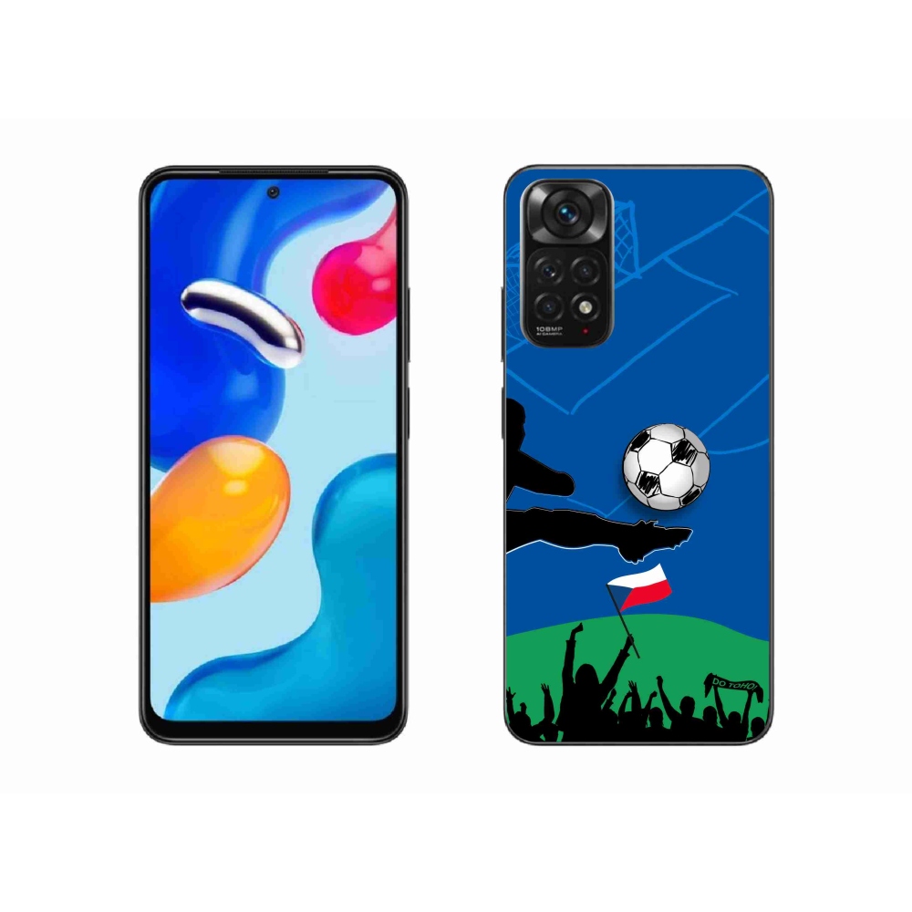 Gél borítás mmCase a Xiaomi Redmi Note 11 4G-hez - futballszurkolóknak