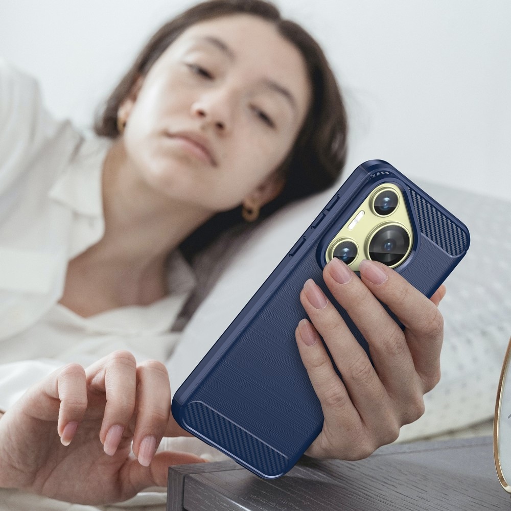 Szénálló zselés tok a Huawei Pura 70 készülékhez - kék
