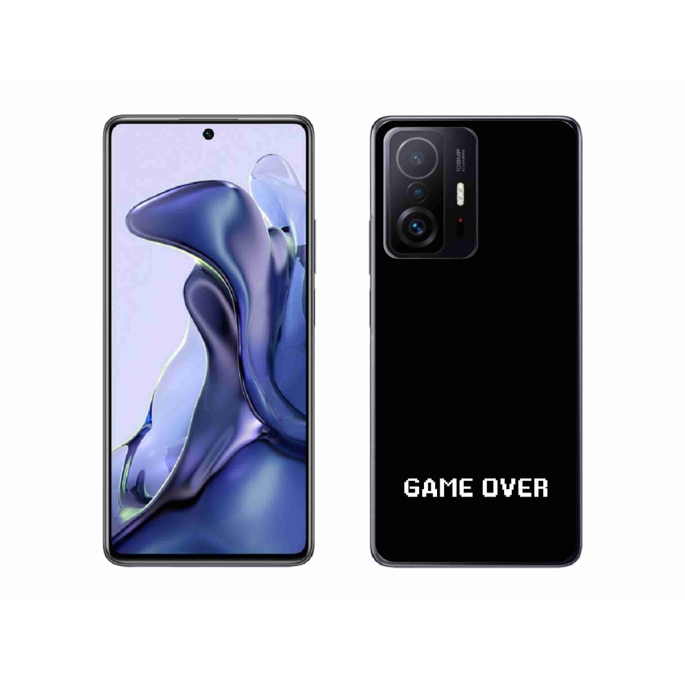 Gél borító mmCase a Xiaomi 11T-hez - játék fekete háttérrel