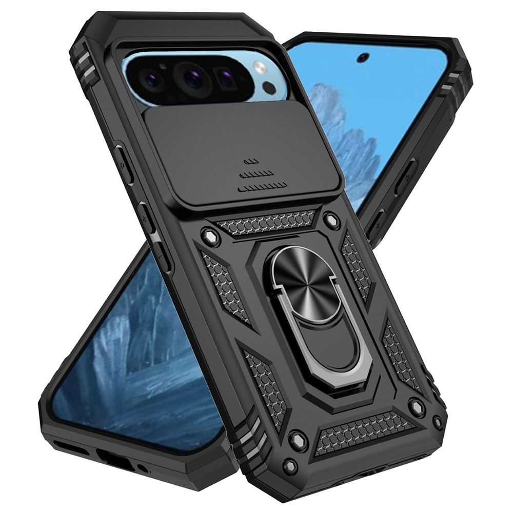 Csúszásálló borítás a Google Pixel 10 Pro/Pixel 10/9 Pro/9 készülékhez - fekete