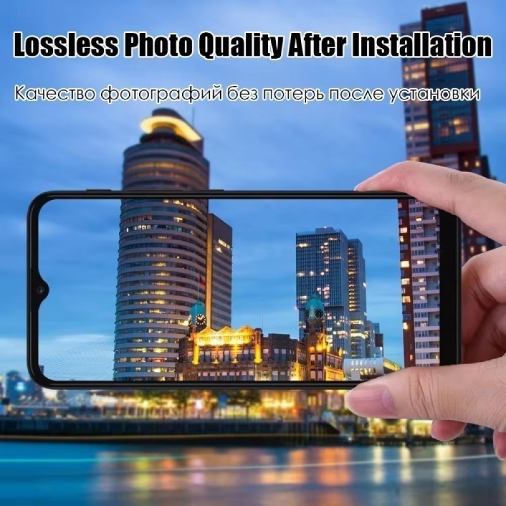 Fém kamera lencse üveg Samsung Galaxy S25 FE (különálló üveg) - fekete