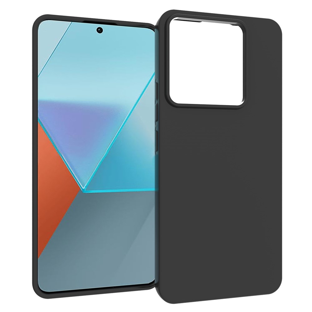 Fekete zselés tok a Xiaomi Redmi Note 13 Pro 5G/Poco X6 5G számára