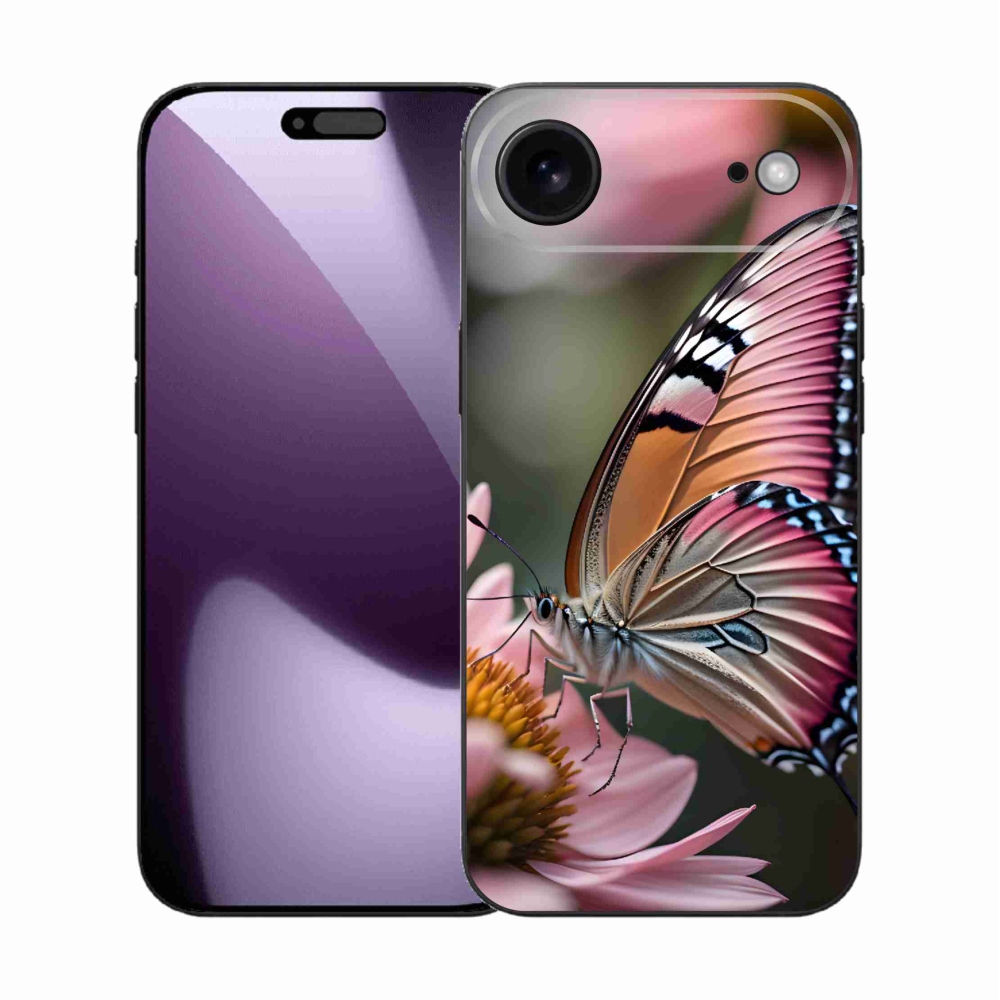 Gél borítás mmCase iPhone 17 Air készülékhez - színes pillangó
