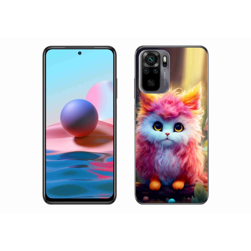 Gél borító mmCase a Xiaomi Poco M5s számára - aranyos cica 5
