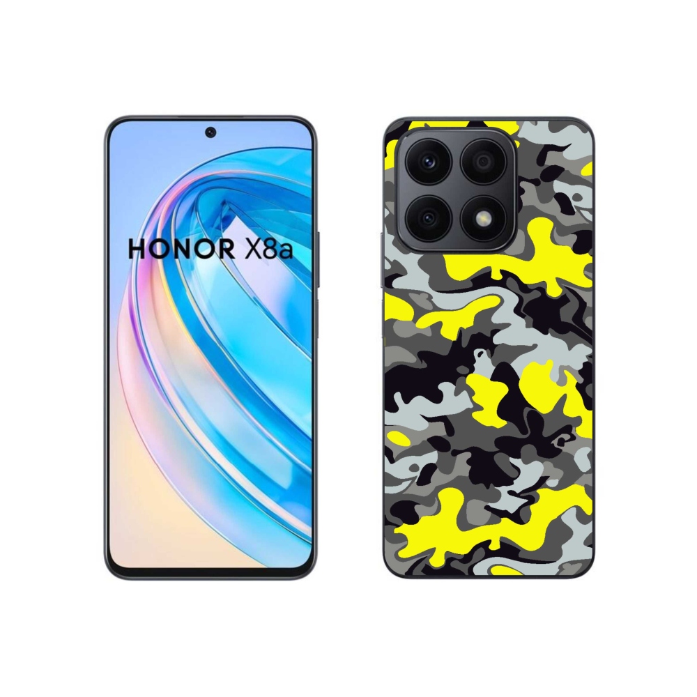 Zselés borítás mmCase a Honor X8a készülékhez - álcázó minta 6