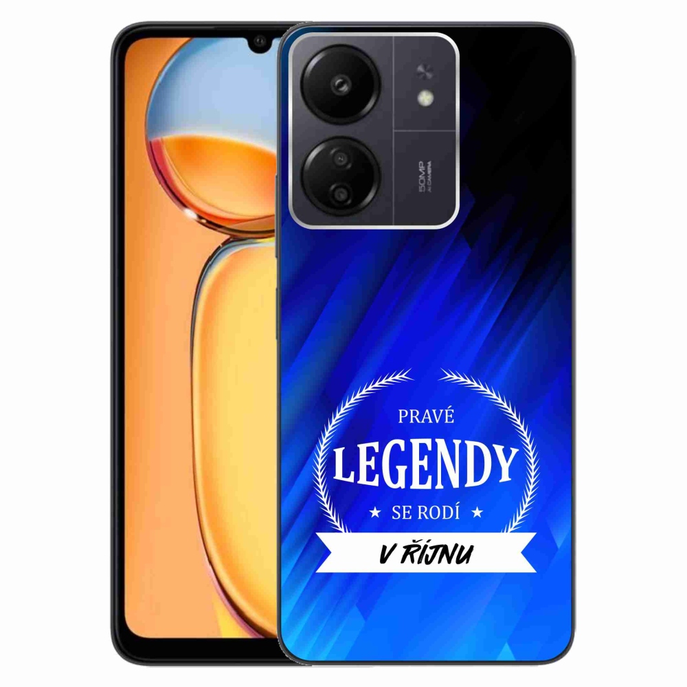 Gél borítás mmCase a Xiaomi Poco C65/Redmi 13C - Legendák októberi kék háttérrel
