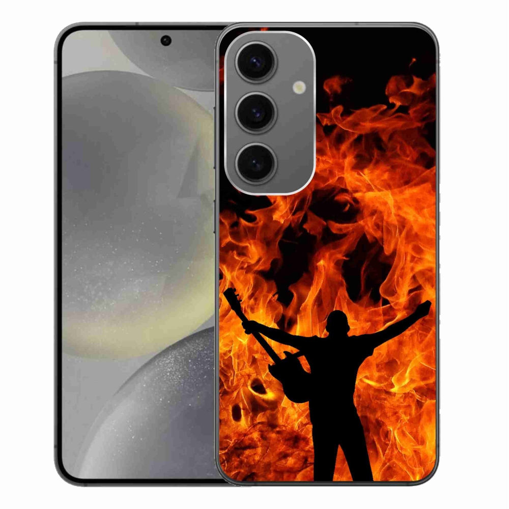Gél borítás mmCase Samsung Galaxy S24+ - zenész és tűz