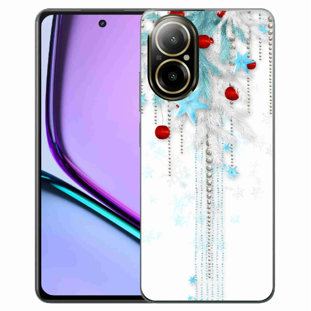 Gél borítás mmCase a Realme C67 készülékhez - karácsonyi dekorációk