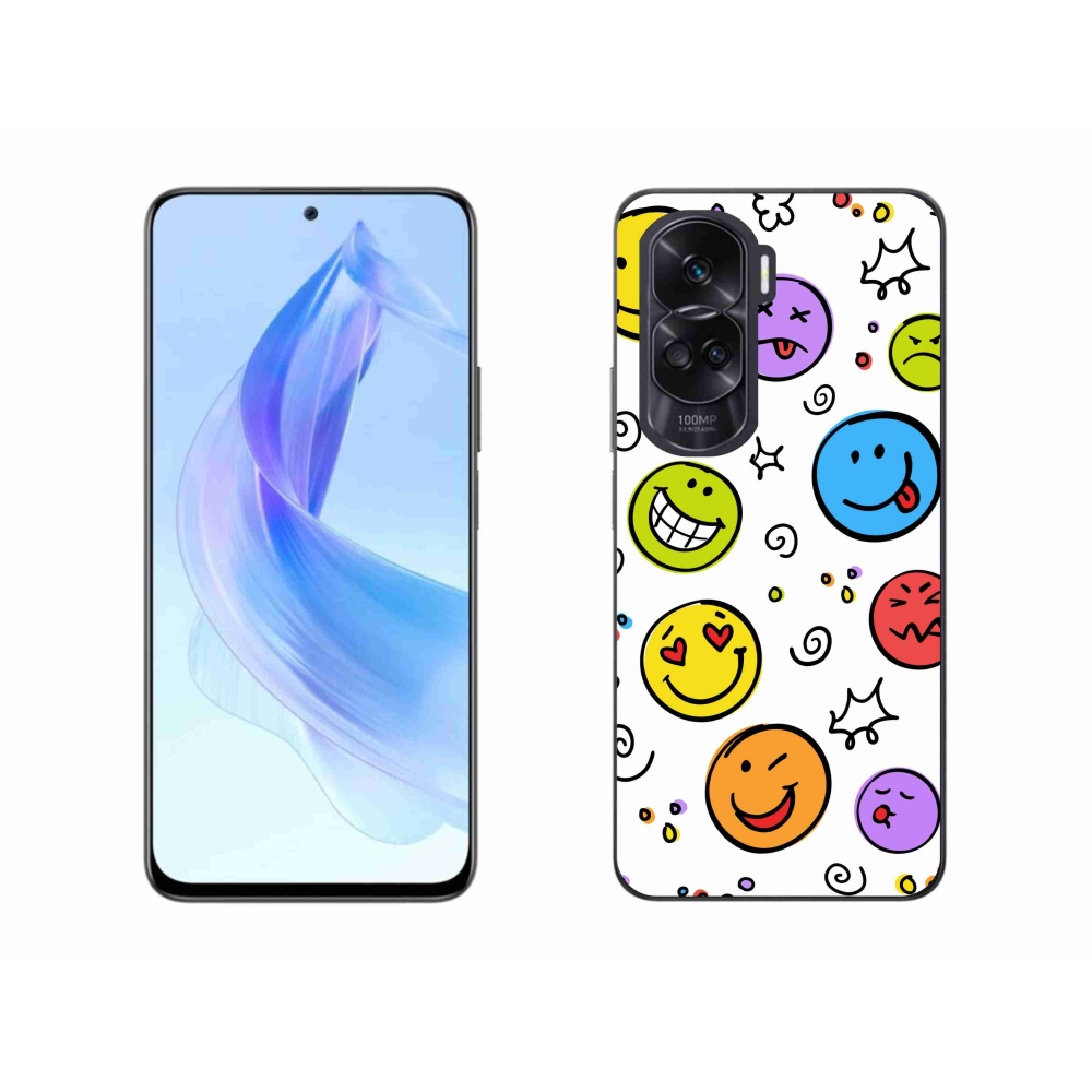 Gél borító mmCase a Honor 90 Lite készülékhez - smiley-k