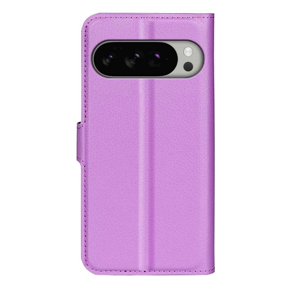Litchi könyv tok Google Pixel 10 Pro XL-hez - lila