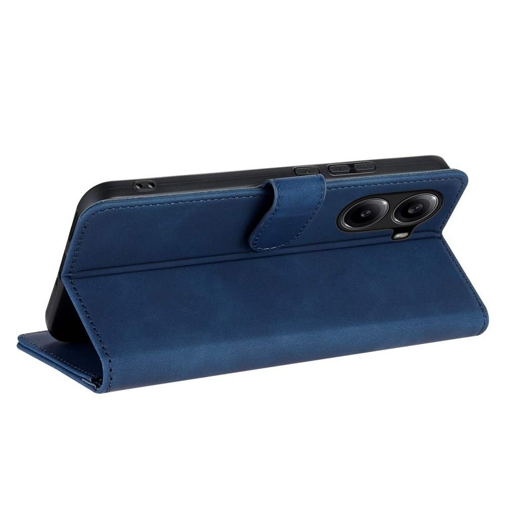 AZNS tok könyv tok Xiaomi Poco X7 Pro 5G-hez - kék