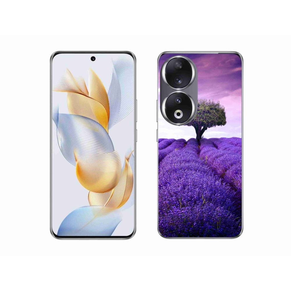 Zselés borító mmCase a Honor 90-hez - levendula rét