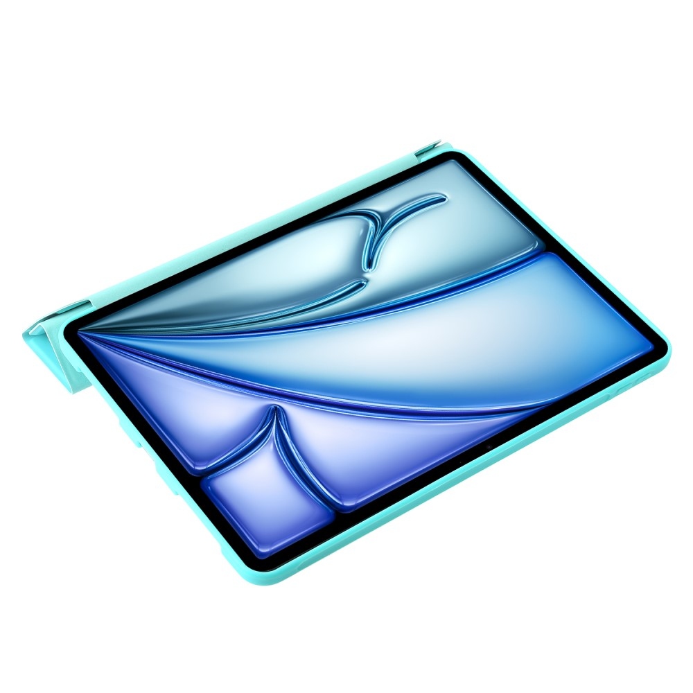 Origamis intelligens pozícionáló tok iPad Air 13 (2024)/(2025) - világoskék