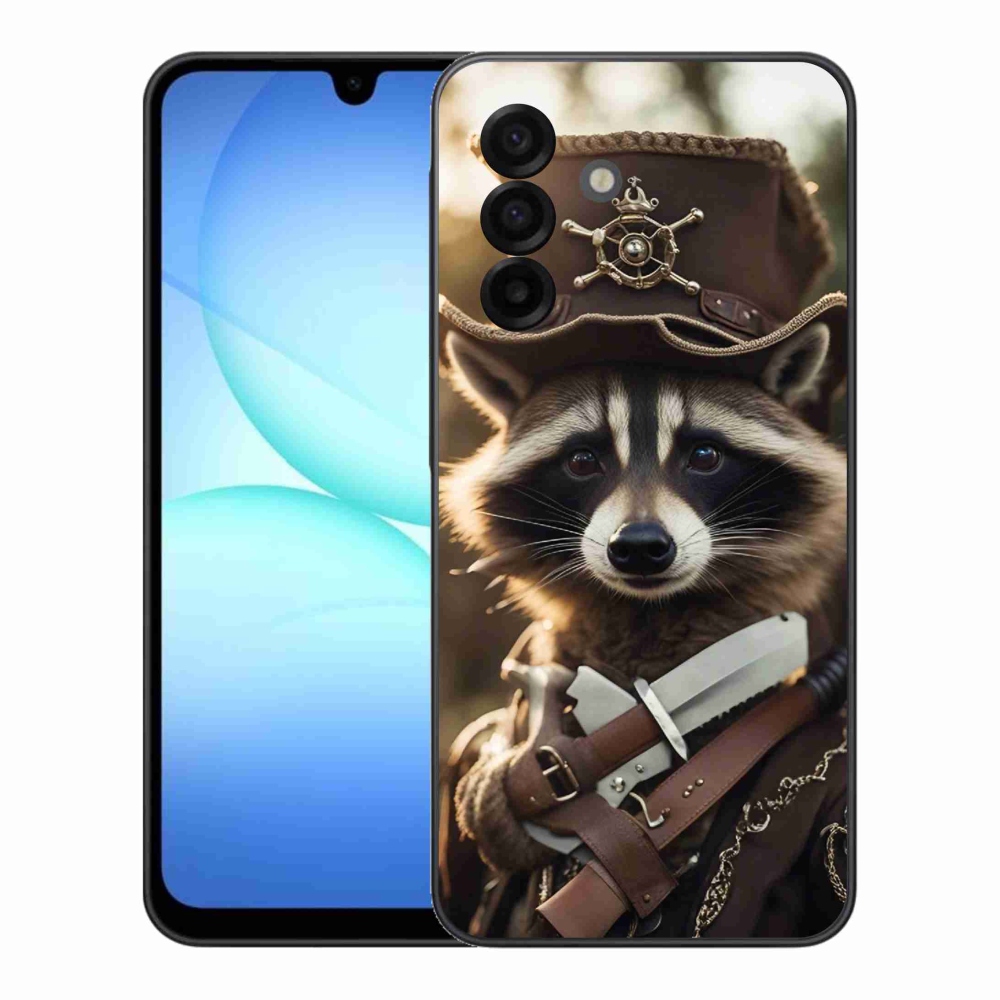 Zselés borítás mmCase Samsung Galaxy A17 5G - mosómedve egyenruhában