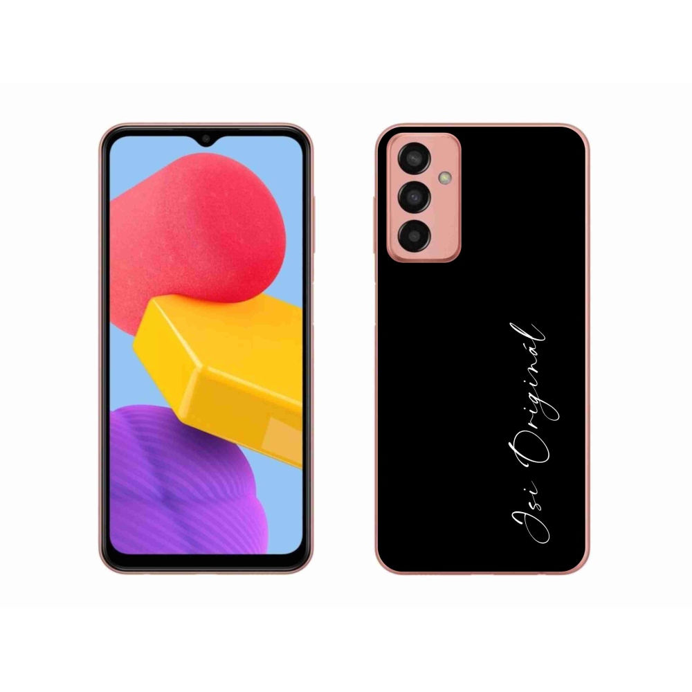 Gél borító mmCase Samsung Galaxy M13 - te vagy az eredeti fekete háttérrel