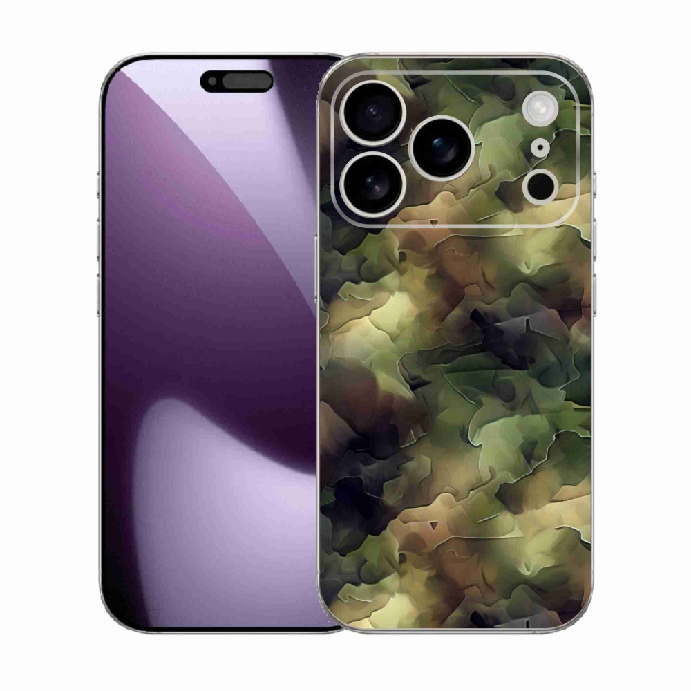 Zselés borítás mmCase iPhone 17 Pro készülékhez - terepszínű minta 10