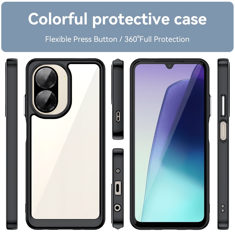 Gél tok fix hátlappal Xiaomi Redmi A5 (173.45x79.35x8.45mm) - fekete