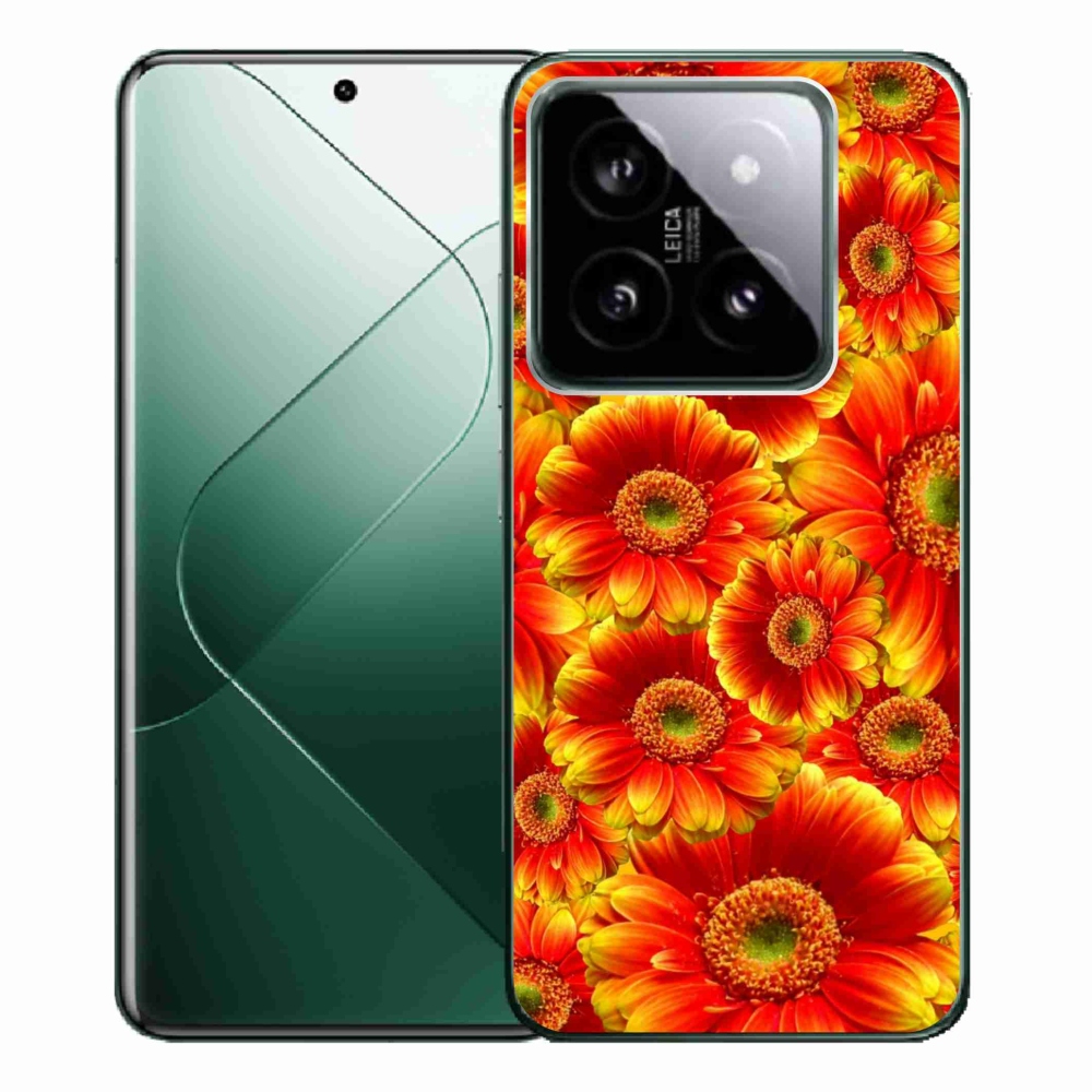 Gél borítás mmCase a Xiaomi 14 Pro-hoz - gerbera 1