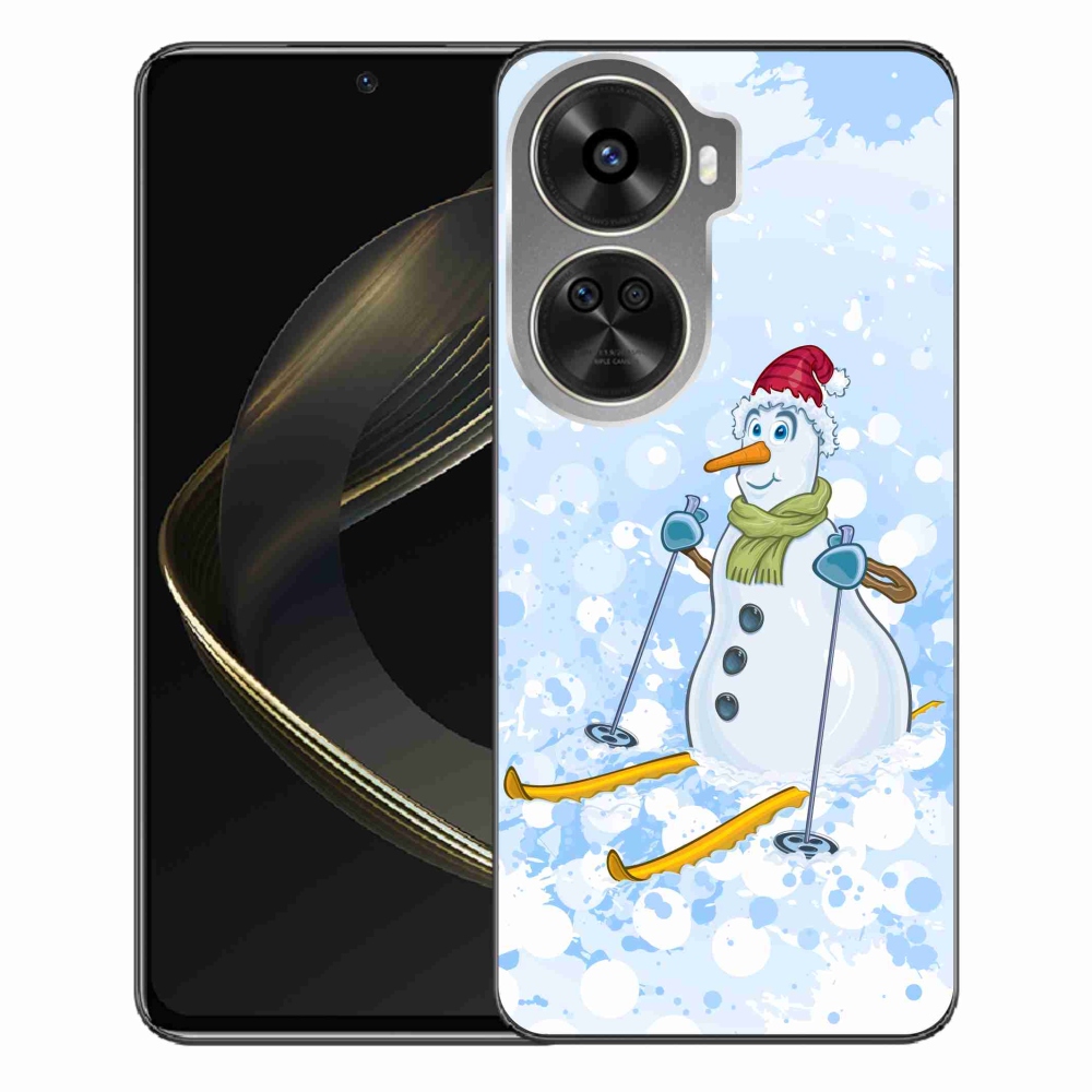 Gél borítás mmCase a Huawei Nova 12 SE számára - hóember