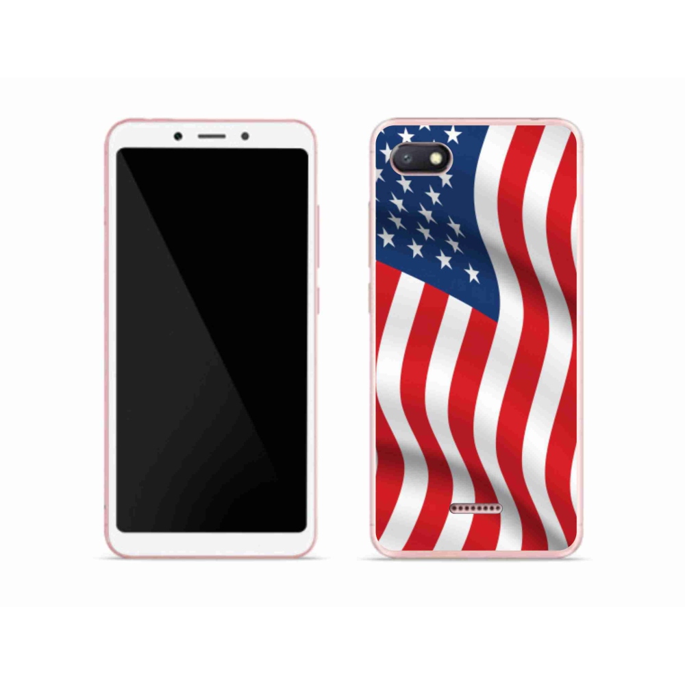Gél borítás mmCase a Xiaomi Redmi 6A számára - amerikai zászló