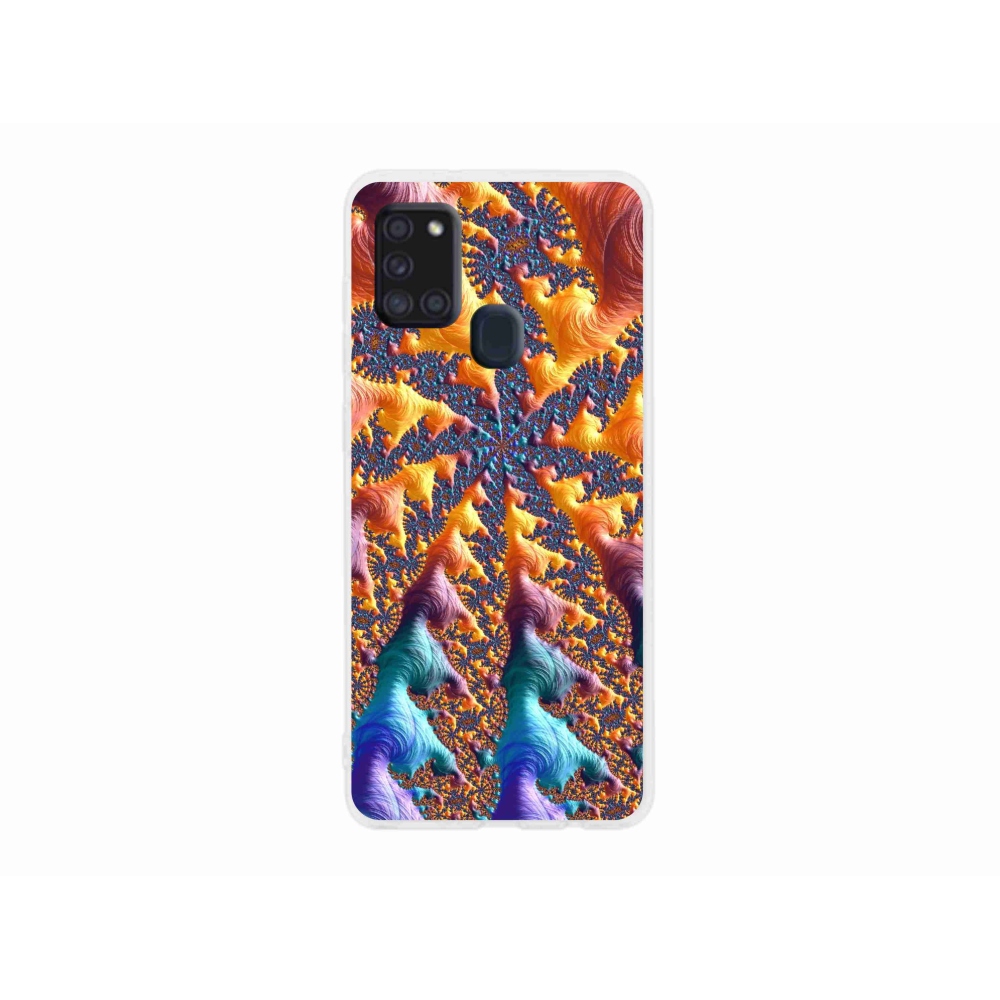 Gél borítás mmCase Samsung Galaxy A21s készülékhez - absztrakt motívum 23