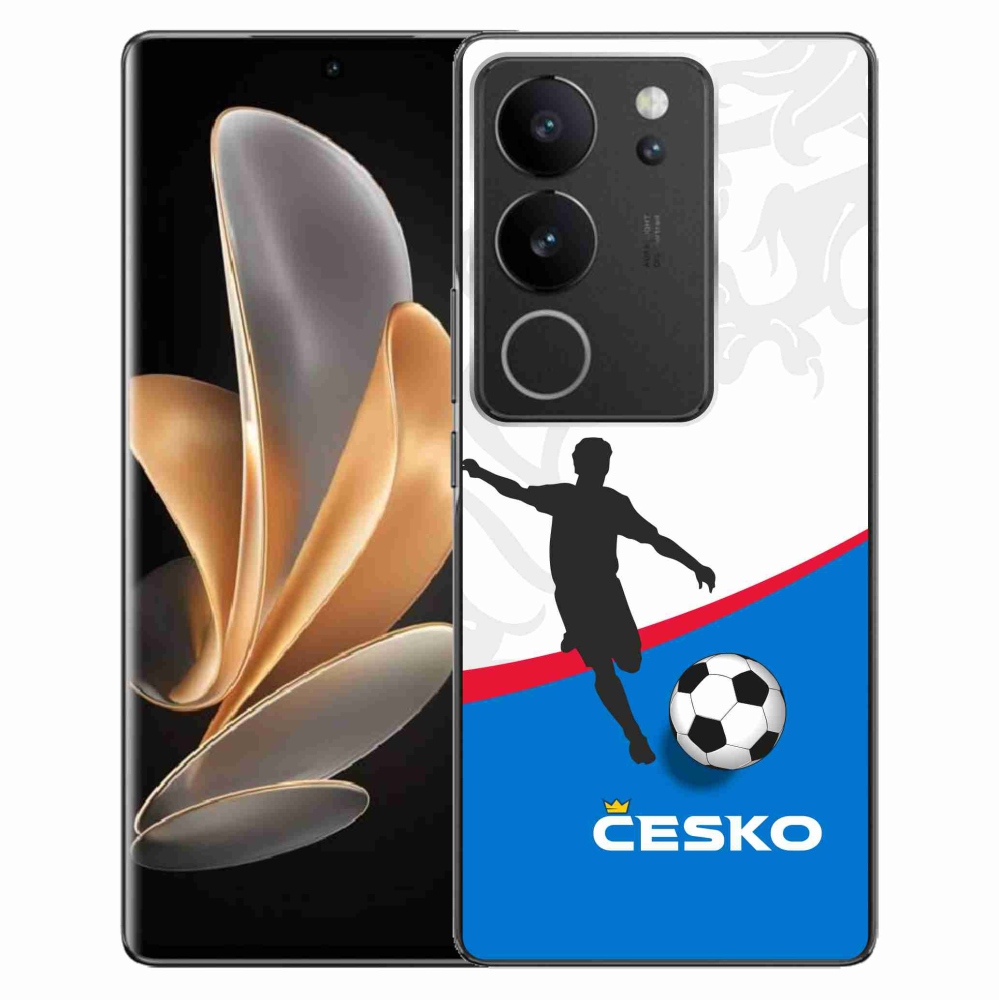 Gél borítás mmCase a Vivo V29 5G-hez - futball Csehország 1