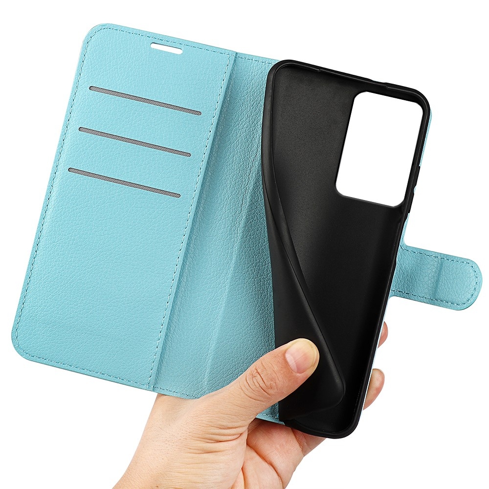 Litchi könyv tok a Xiaomi 13 Lite-hoz - kék