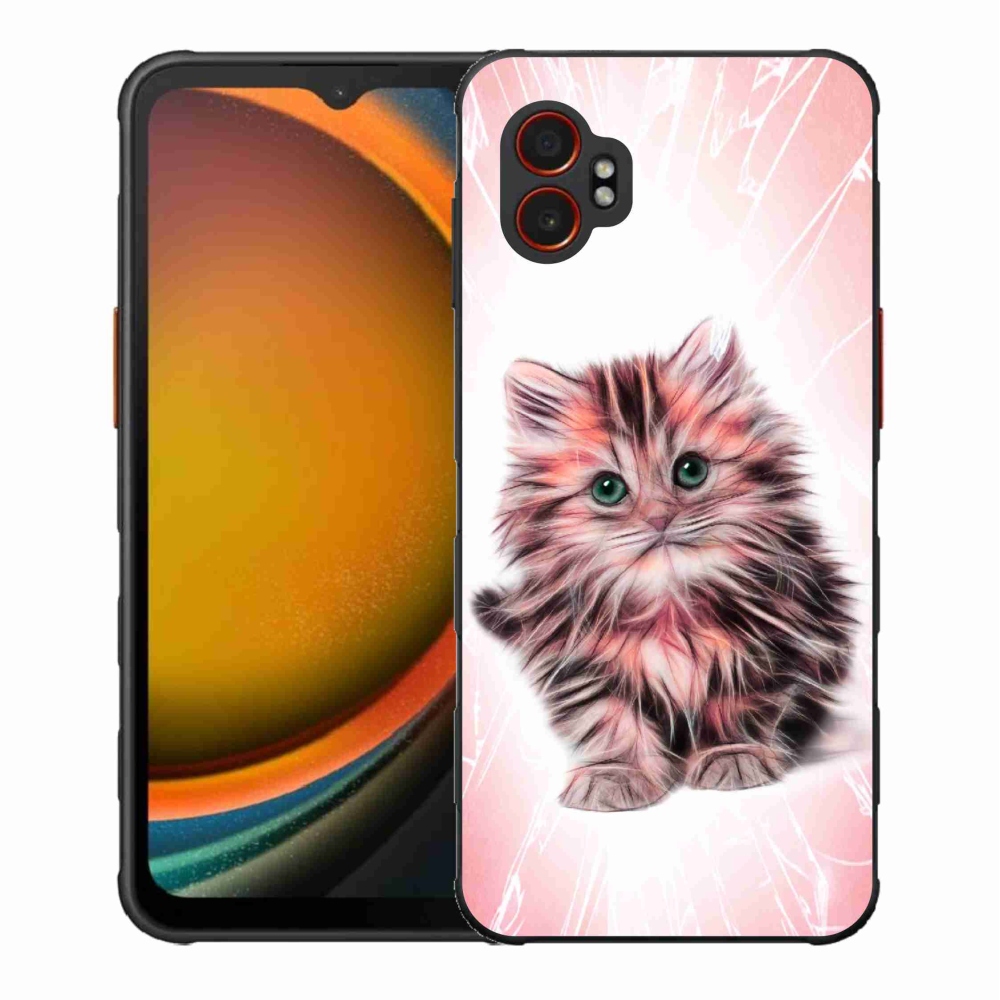 Gél borítás mmCase Samsung Galaxy Xcover 7 Pro készülékhez - aranyos cica