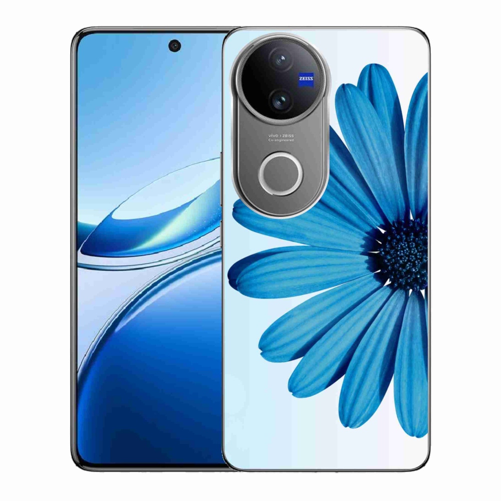 Zselés borítás mmCase a Vivo V50 5G készülékhez - kék színű margaréta