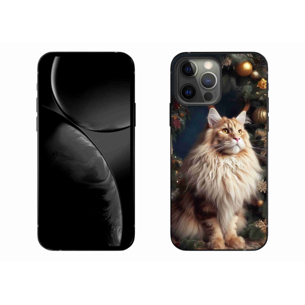 Zselés borítás mmCase iPhone 13 Pro Max 6.7 készülékhez - macska a fánál