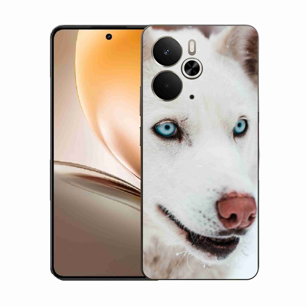 Zselés borítás mmCase a Realme 14 5G készülékhez - kutyaszemmel nézve