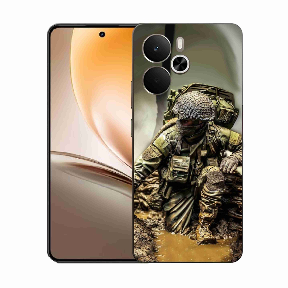 Gél borítás mmCase a Realme 14 5G készülékhez - katona