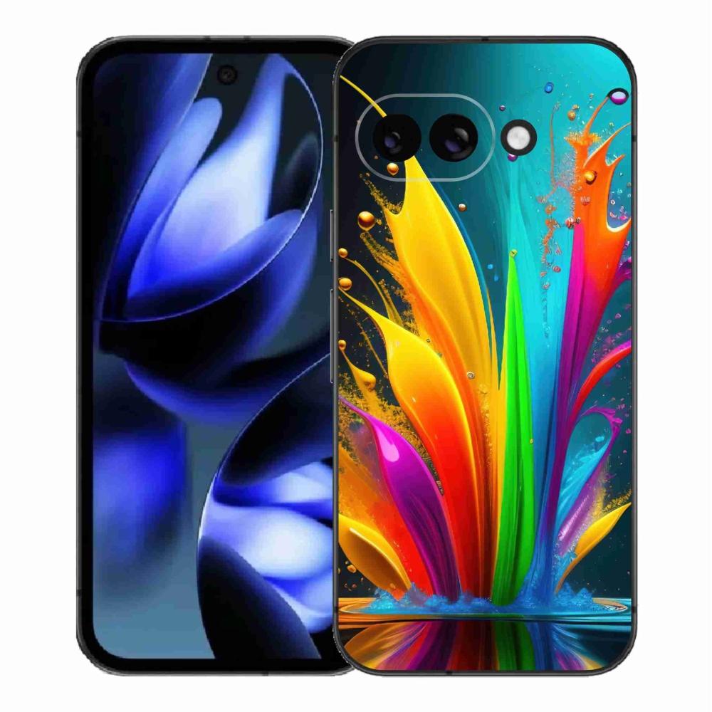 Zselés borítás mmCase a Google Pixel 9a számára - absztrakt motívum 1